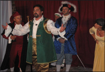 Arlecchino e gli Zanni