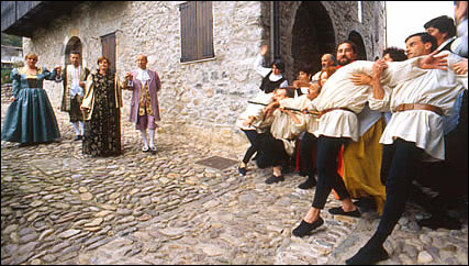 Arlecchino e gli Zanni