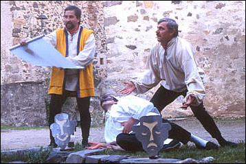 Arlecchino e gli Zanni