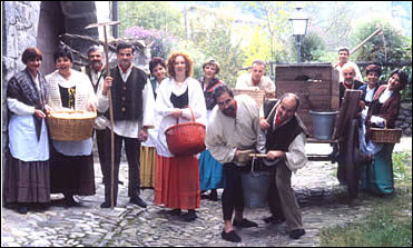 Arlecchino e gli Zanni
