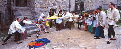 Arlecchino e gli Zanni