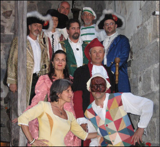 Arlecchino e gli Zanni