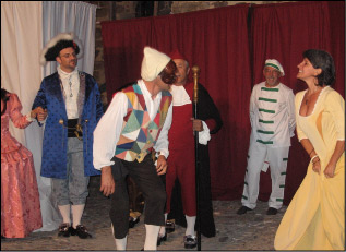 Arlecchino e gli Zanni