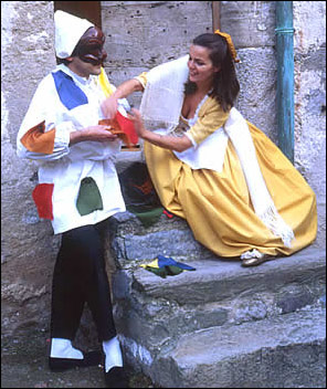 Arlecchino e gli Zanni